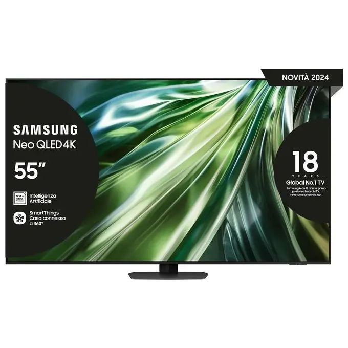 Image of Samsung Neo QLED 4k QE55QN90DATXZT 55 pollici Smart Tv processore NQ4 AI GEN2 TECNOLOGIA QUANTUM MATRIX DOLBY ATMOS OTS