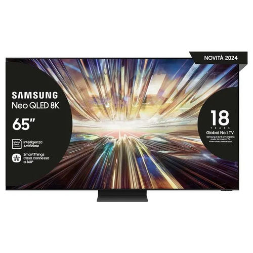 Neo QLED 8k QE65QN800DTXZT 65 pollici Smart Tv processore NQ8 AI GEN2 8K AI UPSCALING MOTION XCELERATOR 165HZ GAMING HUB DOLBY ATMOS OTS+