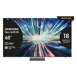 Neo QLED 8k QE65QN900DTXZT 65 pollici Smart Tv processore NQ8 AI GEN3 8K AI UPSCALING PRO MOTION XCELERATOR 240HZ GAMING HUB DOLBY ATMOS OTS PRO