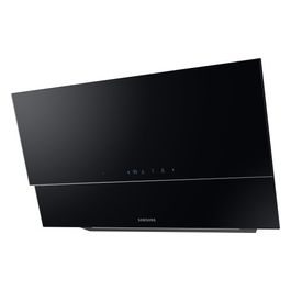 Samsung NK36M5070BS Cappa a Parete Classe energetica A+ 4 Velocita' Power Ventilation Auto Connectivity Controllo Combinato Design Elegante 90 cm Vetro Nero