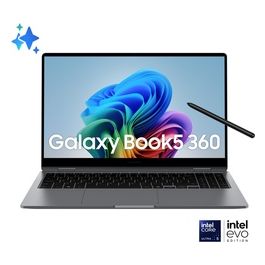 NP750QHA KA1I Galaxy Book5 360 Notebook 2 in 1 15.6 pollici Intel Core Ultra 5 226V Display Touch screen Full HD RAM 16 GB SSD 512 GB Windows 11 Home colore Grigio