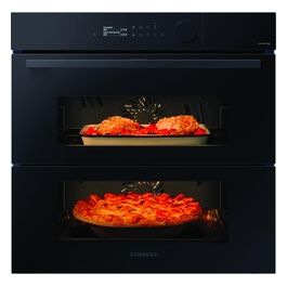 Samsung NV7B5760WBK/U5 Forno Elettrico Multifunzione da incasso a Vapore Dual Cook Flex Steam Classe energetica A+ 40 Programmi Frittura ad Aria WiFi 59,5 cm Nero