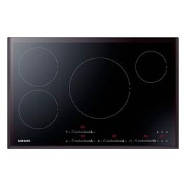 Samsung NZ84F7NB6AB Piano Cottura ad Induzione  Magnetica 4 Zone 15 Livelli di Potenza Power Control Move Touch 80 cm Nero