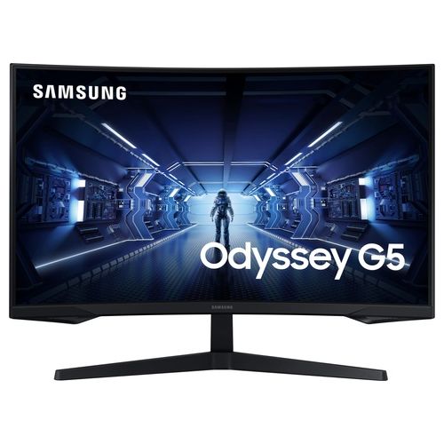Samsung Odyssey G5 G55T Monitor Pc 32" 2560x1440 Pixel Quad Hd Led Nero