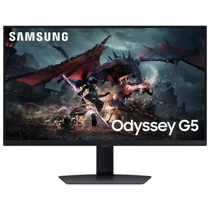 Image of Samsung Odyssey G5 Monitor Gaming 27'' IPS 180Hz QHD 1ms Pivot HDMI-DisplayPort