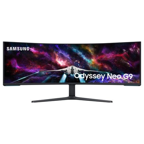 LS57CG952NUXEN Odyssey Neo G9 Monitor Gaming 57" Dual UHD 7680x2160 Pixel 240 Hz 1 ms GtG Quantum Mini LED HDR1000 colore Nero