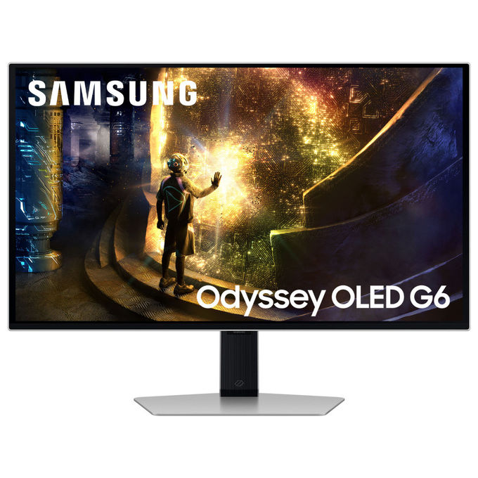 SAMSUNG Odyssey OLED G6 - G61SD Monitor Gaming, 27 ", QHD, 2560 x 1440 Pixel, tempo di risposta 0,03 ms, refresh rate 240 Hz