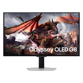 Monitor Gaming Odyssey G8 G80SD (LS32DG800SUXEN) 32'' OLED Flat, UHD (3,840 x 2,160), 0.03ms(GTG), 240Hz Max., FreeSync Premium Pro, HDR10+ Gaming, Silver