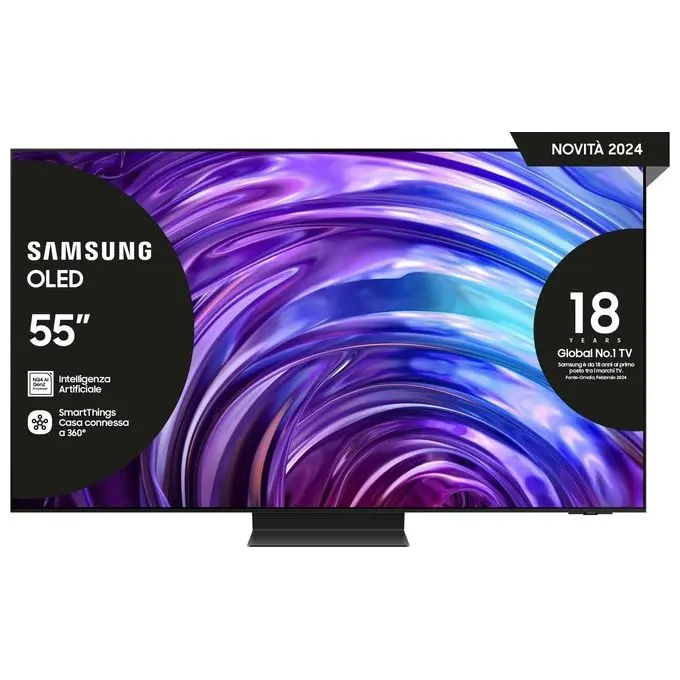 Image of Samsung OLED 4k QE55S95DATXZT 55 pollici Smart Tv processore NQ4 AI GEN2 INFINITY ONE DESIGN DOLBY ATMOS OTS+