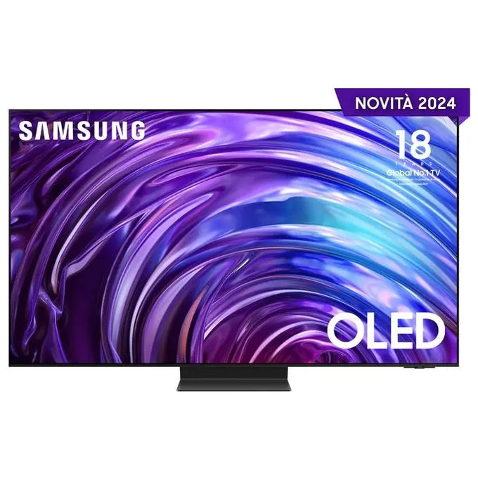 Samsung OLED 4k QE55S95DATXZT 55 pollici Smart Tv processore NQ4 AI GEN2 INFINITY ONE DESIGN DOLBY ATMOS OTS+