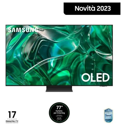 TV Oled 4K QE77S95CATXZT 77 pollici Smart Tv Processore Neural Quantum 4K Motion Xcelerator Turbo Pro Dolby Atmos e OTS+