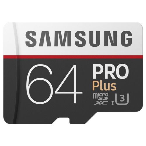 Samsung Pro plus Uhs-i Scheda MicroSD 64gb adattatore incluso