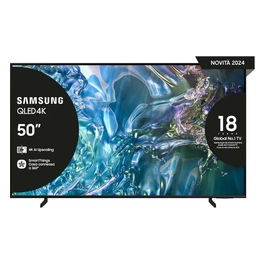 TV QE50Q60DAUXZT QLED 4K 50 Smart TV con Quantum Dot OTS Lite e Gaming Hub per un intrattenimento avanzato e integrato