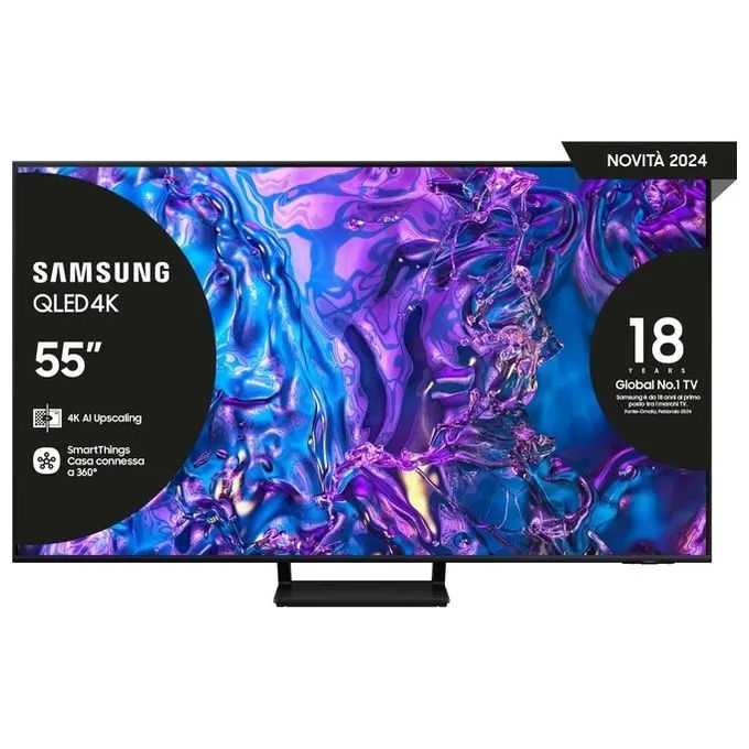 Image of Samsung Q70D Tv Qled 4K 55 pollici 2024 Smart Hdr10 Wifi 4 Hdmi 2 usbq