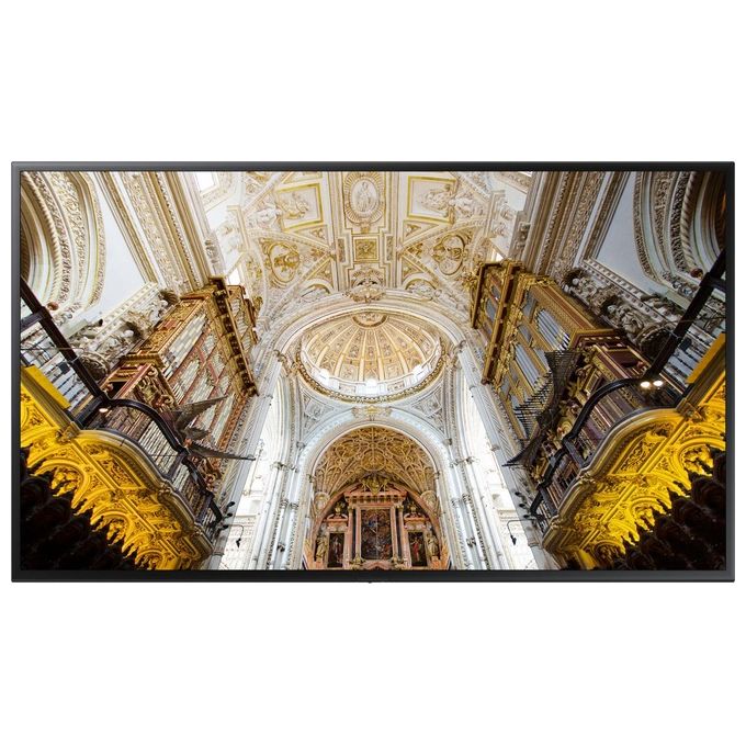 Samsung QM85N Digital Signage Flat Panel 85'' Led 4K Ultra Hd Nero