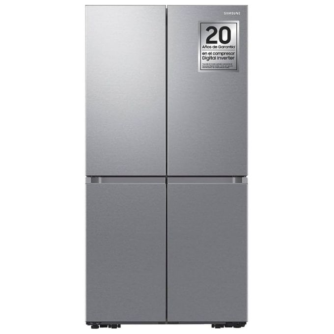 Image of Samsung RF65DG960ESREF - Serie Beverage Center - Frigorifero 4 Porte 646 L, 183 cm, Classe E, 37 dB, Triple Cooling, Dual Auto Ice Maker, SmartThings Wi-Fi, Inox Spazzolato