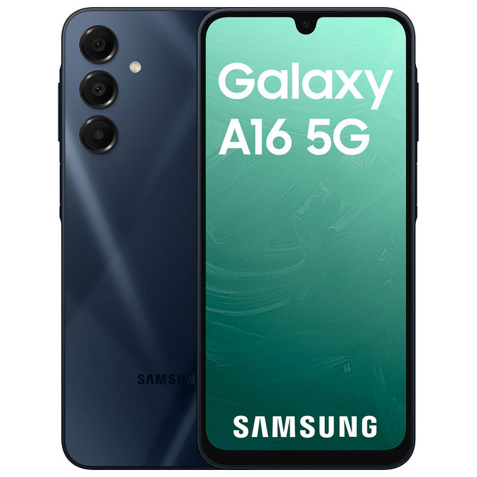 Image of Samsung Galaxy A16 5G 4-128Gb 6.7'' Amoled Dual Sim Blue nero Italia