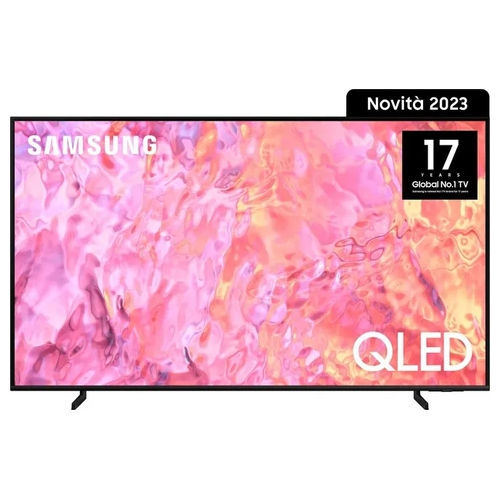  Samsung Tv Qled 4K QE50Q60CAUXZT 50 pollici Smart Tv Dual Led 