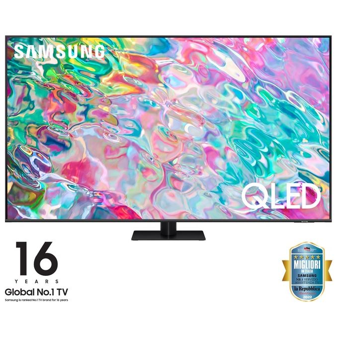 Samsung Series 7 Tv QLED 4K 85? QE85Q70B Smart Tv Wi-Fi Titan Gray 2022 Processore Quantum 4K Retroilluminazione Led Gaming Mode Suono Dinamico