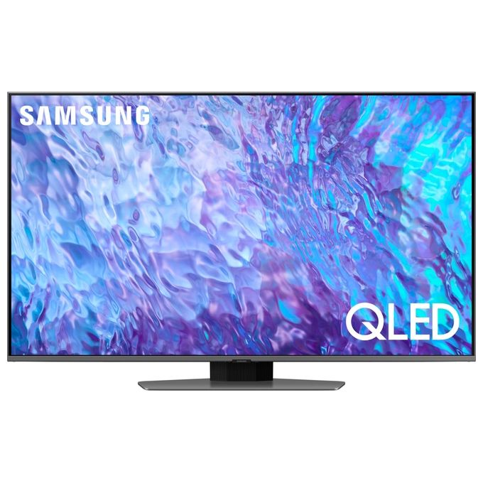 Samsung Tv Qled 4K QE50Q80CATXZT 50 pollici Smart Tv Processore Neural Quantum 4K Motion Xcelerator