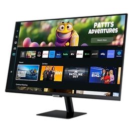 Smart Monitor M5 LS27CM500EUXEN 27'' Full HD Flat, Piattaforma Smart TV (Amazon Video, Netflix), Airplay, Mirroring, Office 365, Wireless Dex, Gaming Hub, Altoparlanti Integrati, 2x HDMI