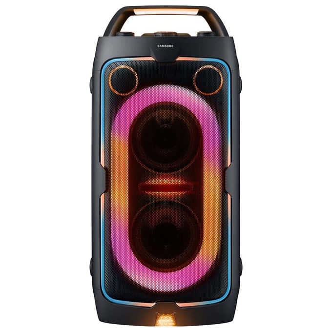 Samsung cassa bluetooth MX-ST40F MX-ST40F-ZF 160W party speaker portatile autonomia 12 ore IPX4 Party Lights+ nera