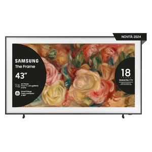 Samsung Tv Qled 4K 43'' QE43LS03DAUXZT Smart Tv Wi-Fi Black 2024, Matte Display, Processore Quantum 4K, Modern Frame Design, Ots Lite-image