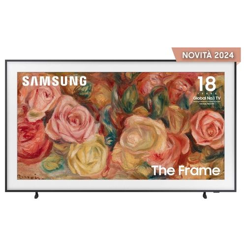 Samsung The Frame QE55LS03DAUXZT 55 pollici Smart Tv MODERN FRAME DESIGN & ART MODE PROCESSORE QUANTUM 4K DOLBY ATMOS OTS