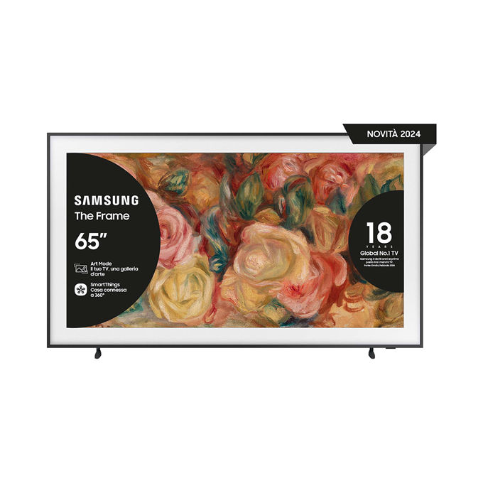 Image of Samsung The Frame QE65LS03DAUXZT 65 pollici Smart Tv MODERN FRAME DESIGN and ART MODE PROCESSORE QUANTUM 4K DOLBY ATMOS OTS