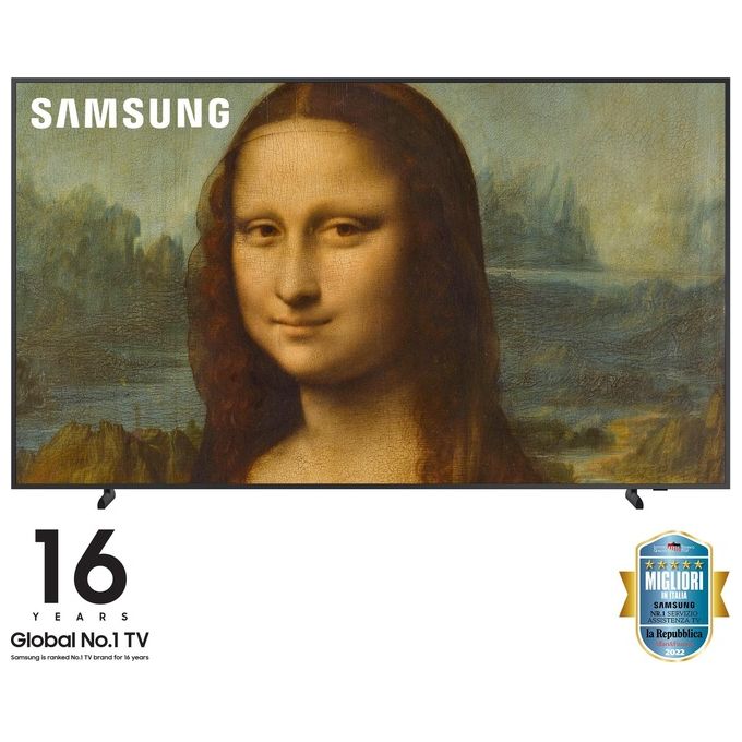 Samsung The Frame Tv 4K 65? 65LS03B Smart TV Wi-Fi Black 2022 Processore 4K Cornice Personalizzabile Display Anti-Riflesso Suono Dinamico