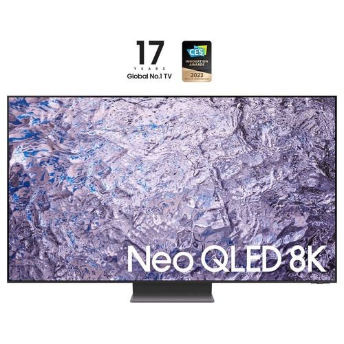 Samsung TV Neo QLED 8K 65 pollici QE65QN800CTXZT Smart TV Wi-Fi  Mini LED Processore Neural Quantum 8K Design minimal Dolby Atmos Titan Black 2023