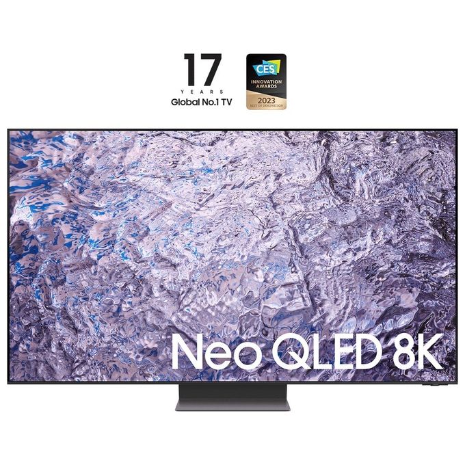 Samsung TV Neo QLED 8K 75 pollici QE75QN800CTXZT Smart TV Wi-Fi Mini LED Processore Neural Quantum 8K Design minimal Dolby Atmos Titan Black 2023