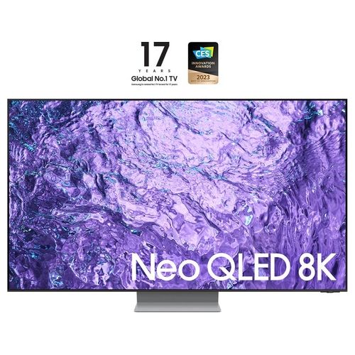 Samsung TV Neo QLED 8K 55 pollici QE55QN700CTXZT Smart TV Wi-Fi  Mini LED Processore Neural Quantum 8K Lite Design minimal Dolby Atmos Titan Black 2023