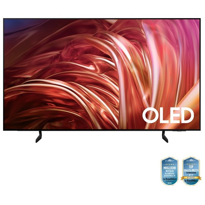 Image of Samsung TV OLED televisore 4K 55” QE55S85DAEXZT Smart TV Wi-Fi Graphite nero 2024 Processore NQ4 AI GEN2 Self-Illuminating Pixels Contour Design Dolby Atmos