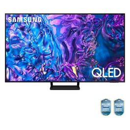 Samsung TV QE75Q70DATXZT QLED 4K Smart TV 75" Quantum processor 4K AirSlim DVBT-2 Black 2024