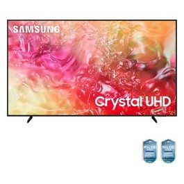 Samsung TV UE85DU7170UXZT LED 4K Smart TV 85" Crystal Processor 4K Slim Look DVBT-2 Black 2024