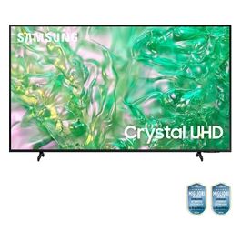 Samsung UE43DU8070 TV Crystal UHD 4K 43 pollici Smart TV Wi-Fi Nero 2024 Processore Crystal 4K Upscaling AirSlim Design OTS Lite
