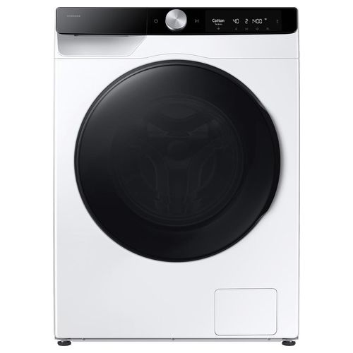 WD11DG6B85BKU3 - Lavasciuga a carica frontale 11/6 kg, 1400 rpm, Classe A (lavaggio) / D (lavaggio + asciugatura), AI Control, Ecodosatore, Vapore Igienizzante, Wi-Fi, (85x60x60 cm), Bianco