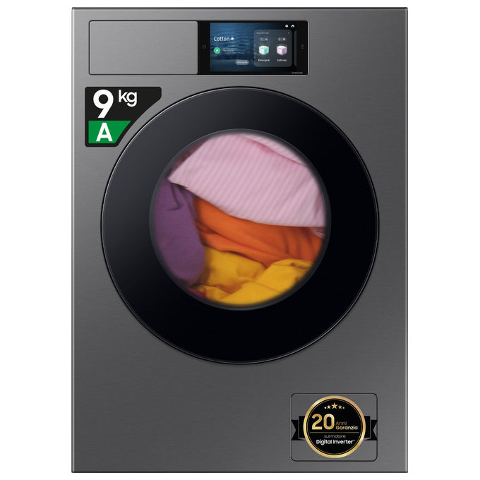 Samsung WF90F09C4SU3 Lavatrice carica frontale 9 kg 1400 giri Argento