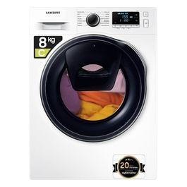 Samsung WW8NK62E0RW Lavatrice Carica Frontale AddWash EcoBubble Classe energetica C Capacita' di carico 8 Kg Centrifuga 1200 giri Motore Digital Inverter Ecolavaggio Vapore Igienizzante 