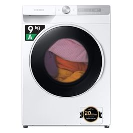 Samsung WW90T734DWH Lavatrice Carica Frontale AI Control UltraWash Classe energetica A Capacita' di carico 9 Kg Centrifuga 1400 giri Motore Digital Inverter Vapore Igenizzante Ecodosatore Ecolavaggio 