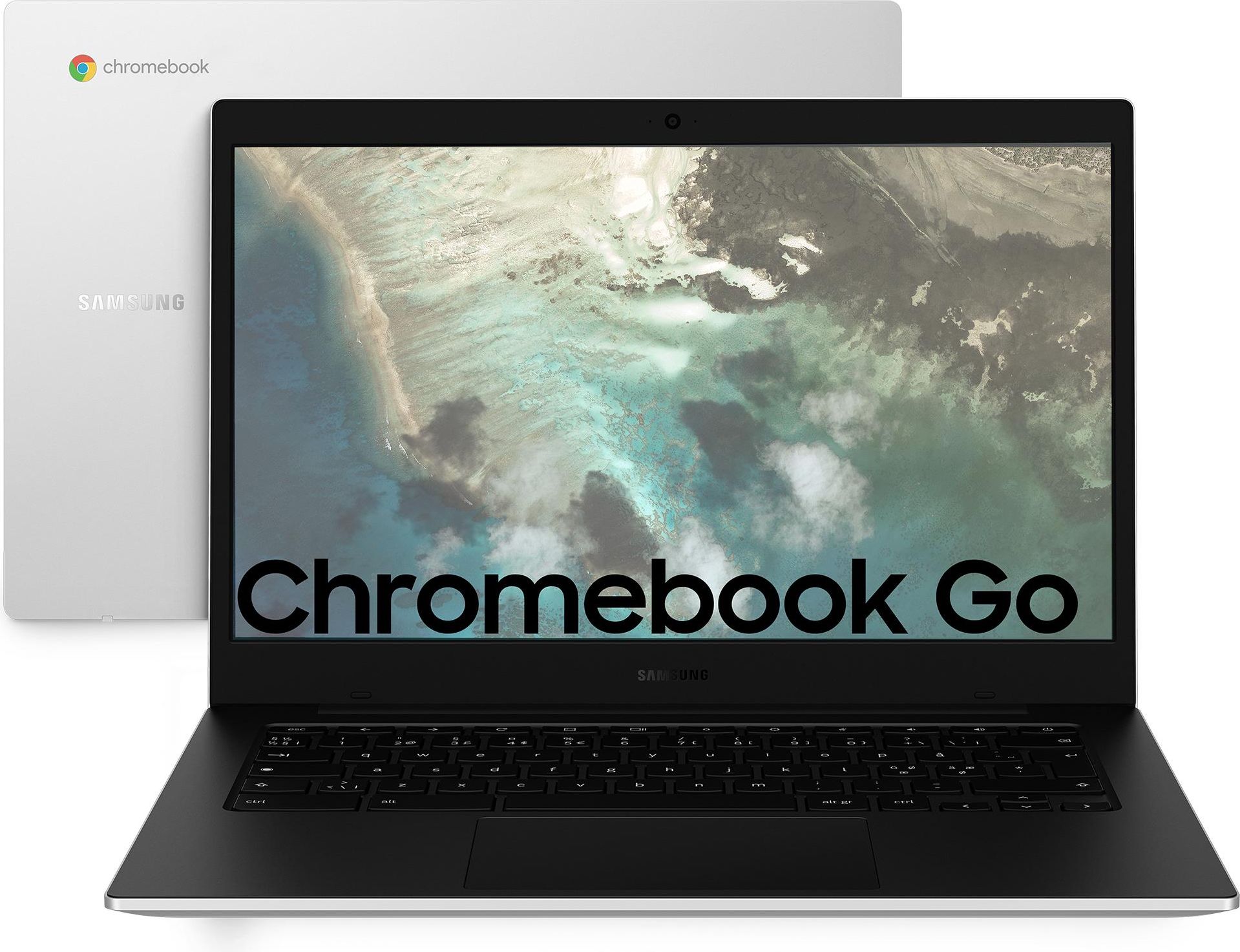 Samsung Chromebook Notebook, Processore Intel Celeron N4500, Ram 4Gb, Hdd 64Gb eMMC, Display 14'', Chrome Os