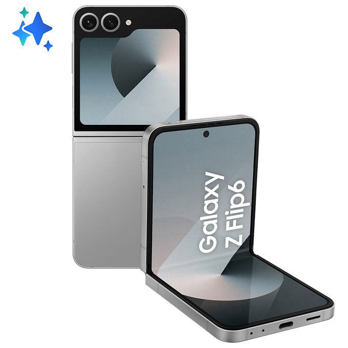 Image of Samsung Galaxy Z Flip6 5G 12Gb 512Gb 3.4''-6.7'' Amoled 120Hz Dual Sim argento Shadow Italia