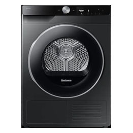 Samsung DV90T6240LB/S3 Asciugatrice a pompa di calore 9 Kg Classe A+++ AI Control Hygiene Dry Optimal Dry Sensor Wifi 60x85x60 nero