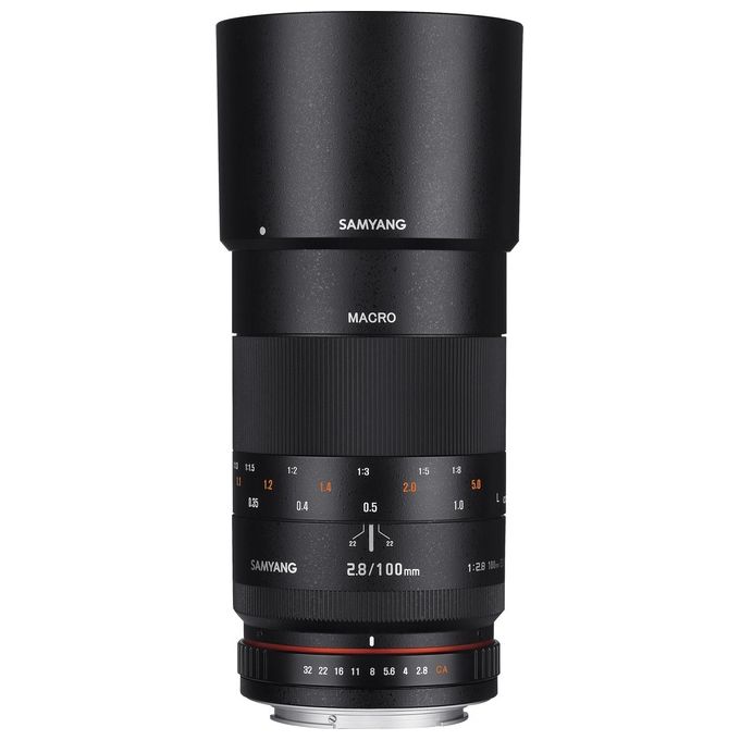 Samyang F1112303101 Obiettivo 100mm F/2.8 Ed Umc Macro per Nikon AE
