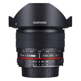 Obiettivo 8mm f/3.5 Fish-eye CS II UMC per Nikon (AE)
