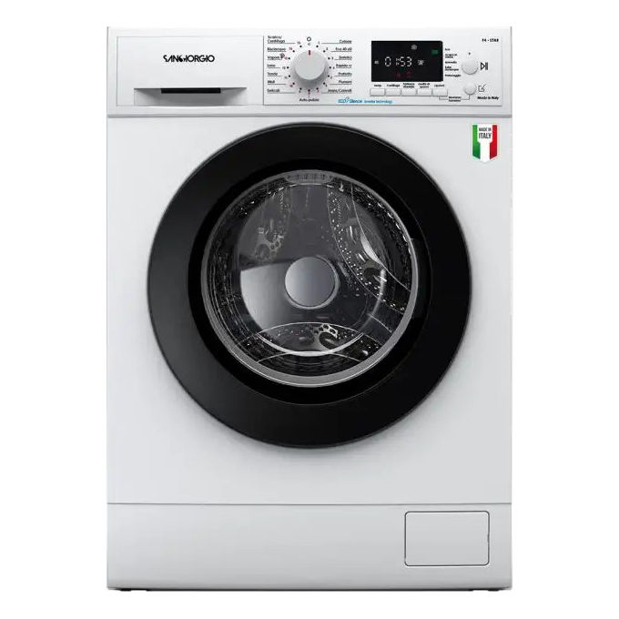SAN Giorgio Lavatrice 8kg Classe a Motore Inverter 1200 Giri