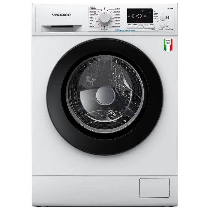 SanGiorgio San Giorgio F812A5 Lavatrice Carica Frontale 8 KG 1200 Giri/min Classe A (Bianco)