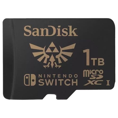 SanDisk 1Tb microSDXC Scheda per Nintendo Switch con Licenza d’Uso Nintendo Zelda