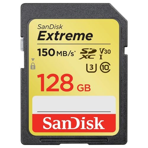 Sandisk Exrteme 128Gb Memoria Flash SDXC Classe 10 UHS-I